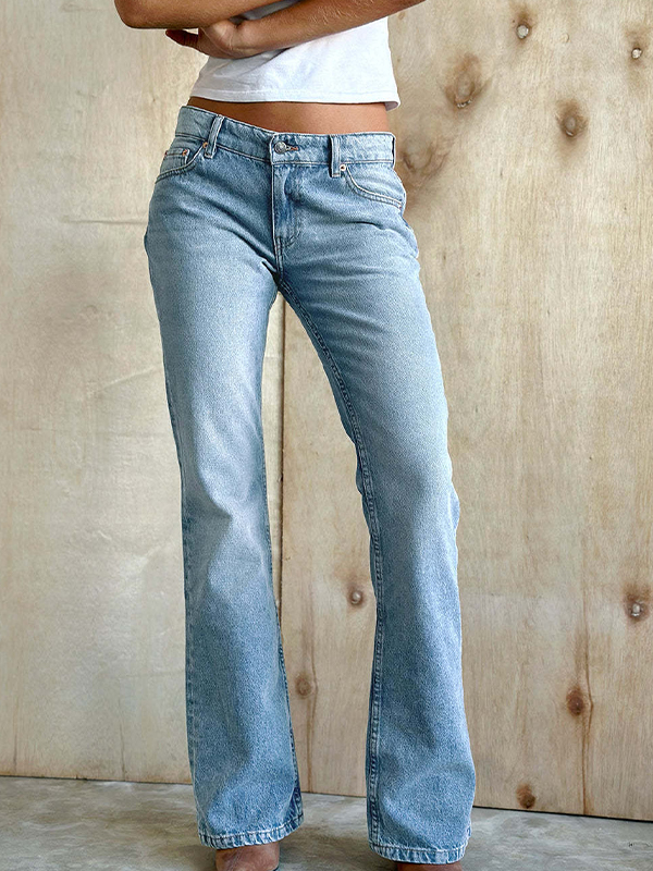 EMMIOL Cultivate Oneself Flare Jeans