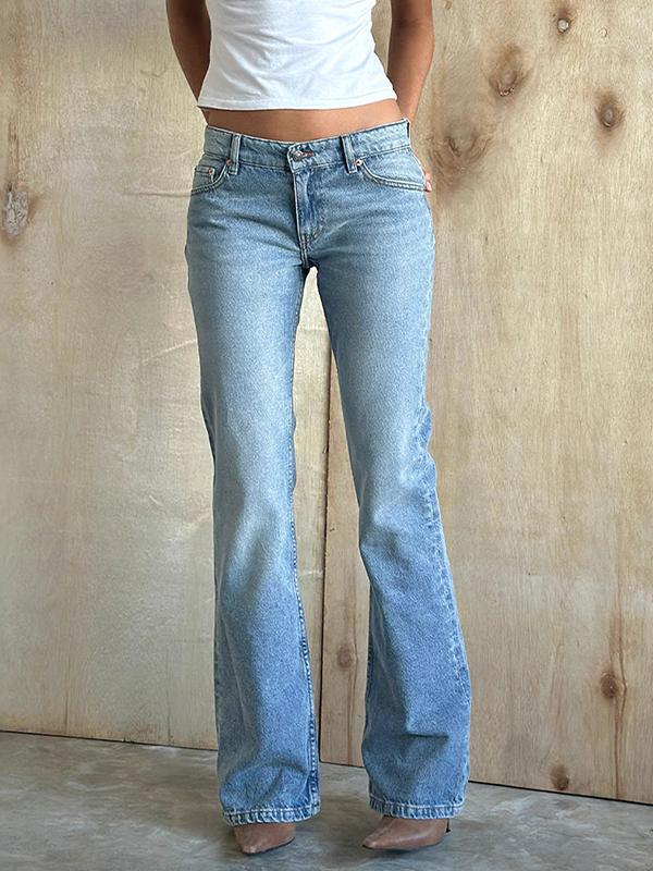 EMMIOL Cultivate Oneself Flare Jeans