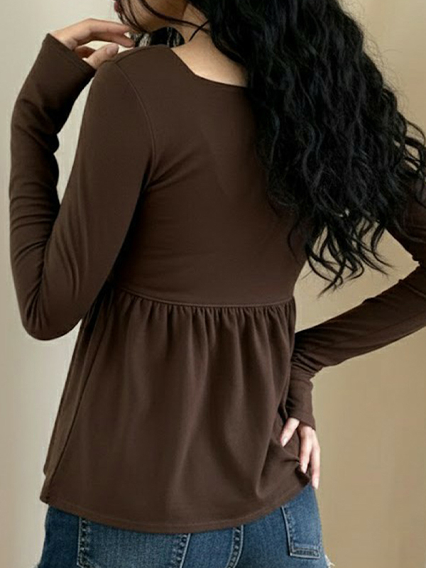 EMMIOL Bow Tie Strap Long Sleeve