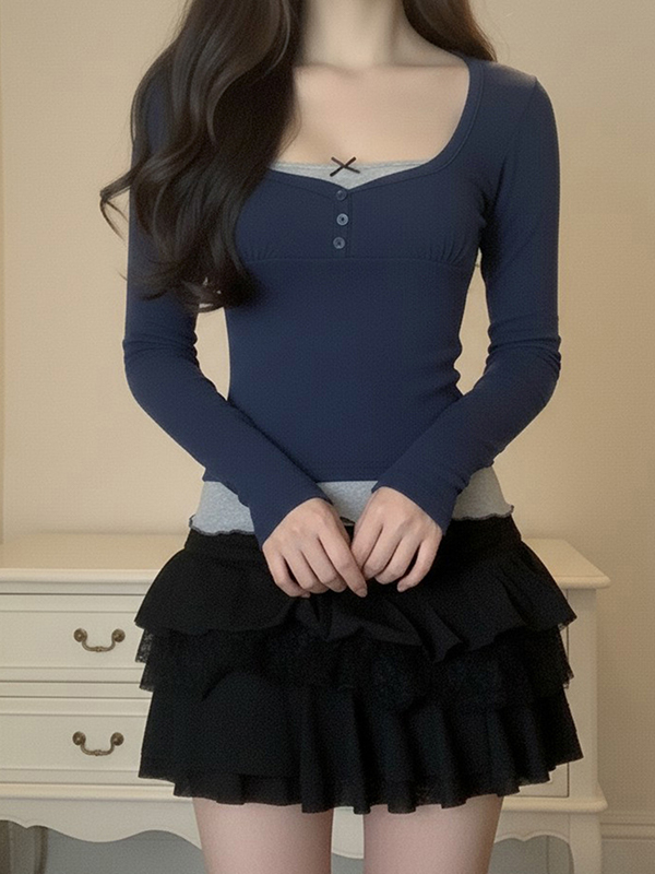 EMMIOL Pure-Desire Style Hottie Long Sleeve