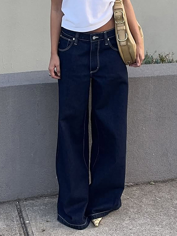 EMMIOL Jeans boyfriend con lavaggio retrò