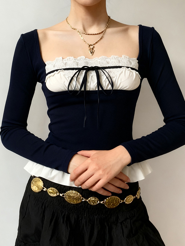 EMMIOL Spicy Girl Ballet Style Long Sleeve