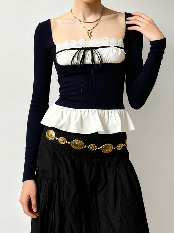 EMMIOL Spicy Girl Ballet Style Long Sleeve