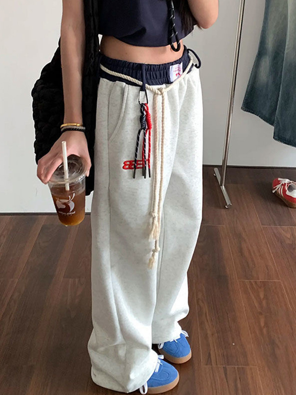 EMMIOL American Retro Straight Leg Pants