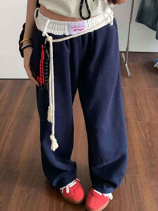 EMMIOL American Retro Straight Leg Pants