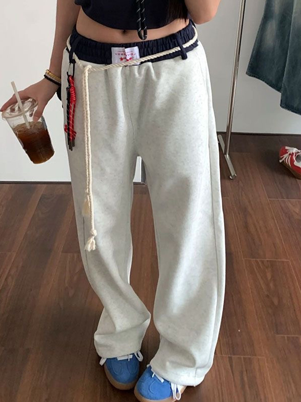 EMMIOL American Retro Straight Leg Pants