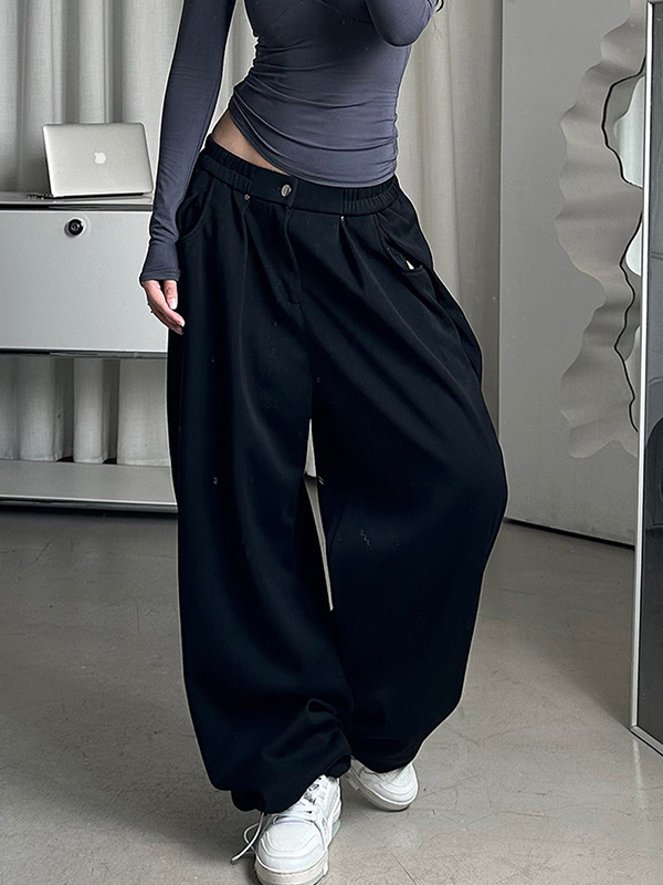 EMMIOL American Retro Straight Leg Pants