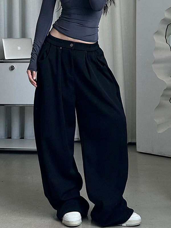 EMMIOL American Retro Straight Leg Pants