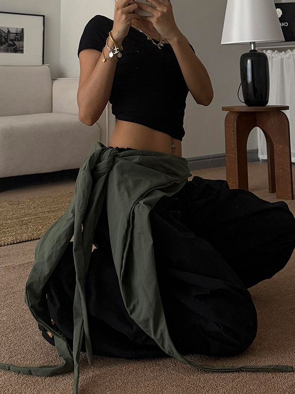 EMMIOL American Paratrooper Straight Leg Pants