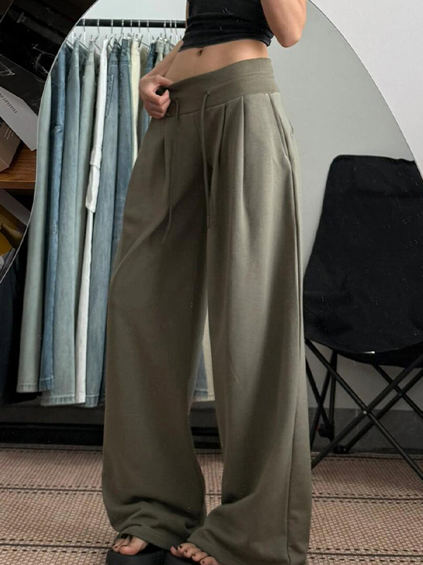 EMMIOL American Vintage Oversized Straight Leg Pants