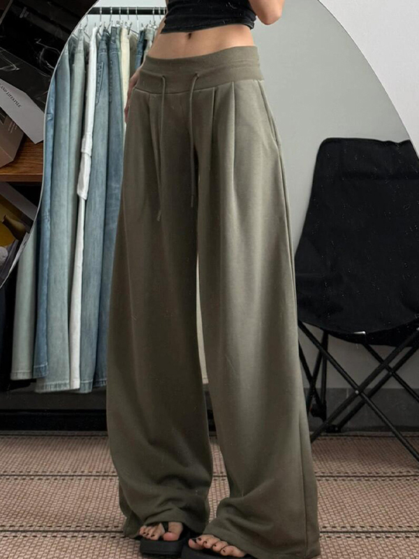 EMMIOL American Vintage Oversized Straight Leg Pants
