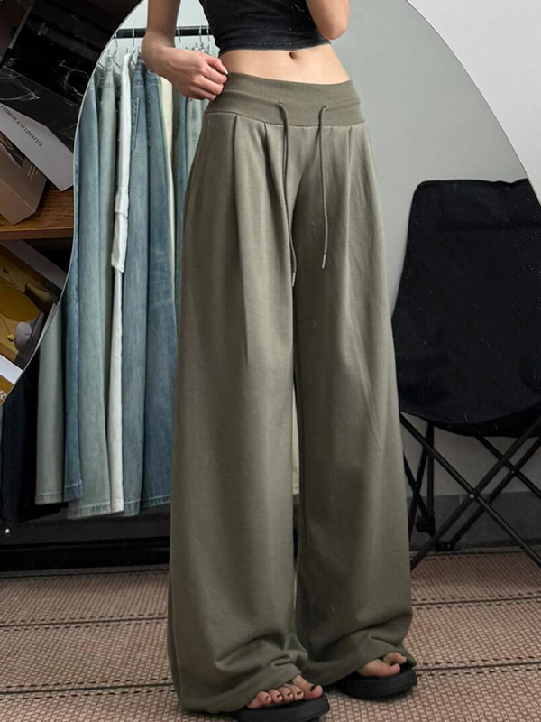 EMMIOL American Vintage Oversized Straight Leg Pants