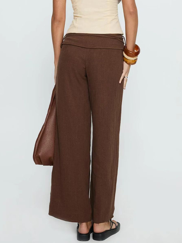 EMMIOL Straight-Leg Elegance Straight Leg Pants
