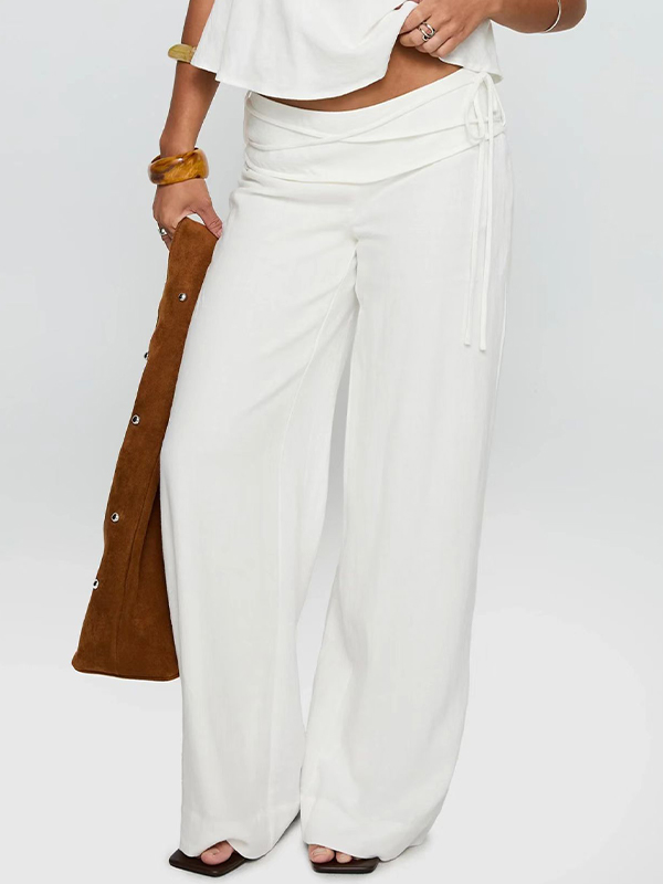 EMMIOL Straight-Leg Elegance Straight Leg Pants