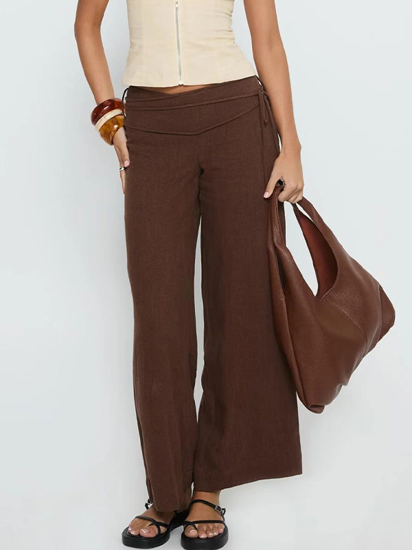 EMMIOL Straight-Leg Elegance Straight Leg Pants
