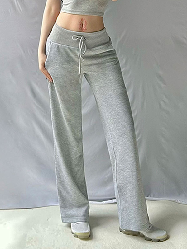 EMMIOL Pantaloni a zampa casual streetwear