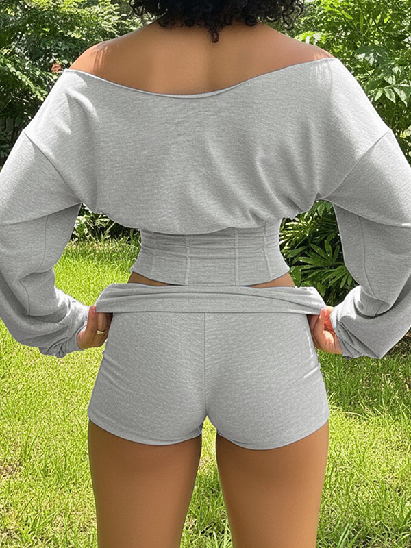 EMMIOL Conjunto informal minimalista americano de dos piezas