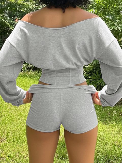 Conjunto informal minimalista americano de dos piezas