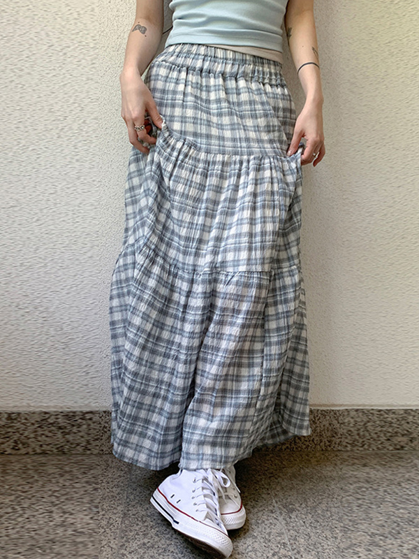EMMIOL American Retro Maxi Skirt