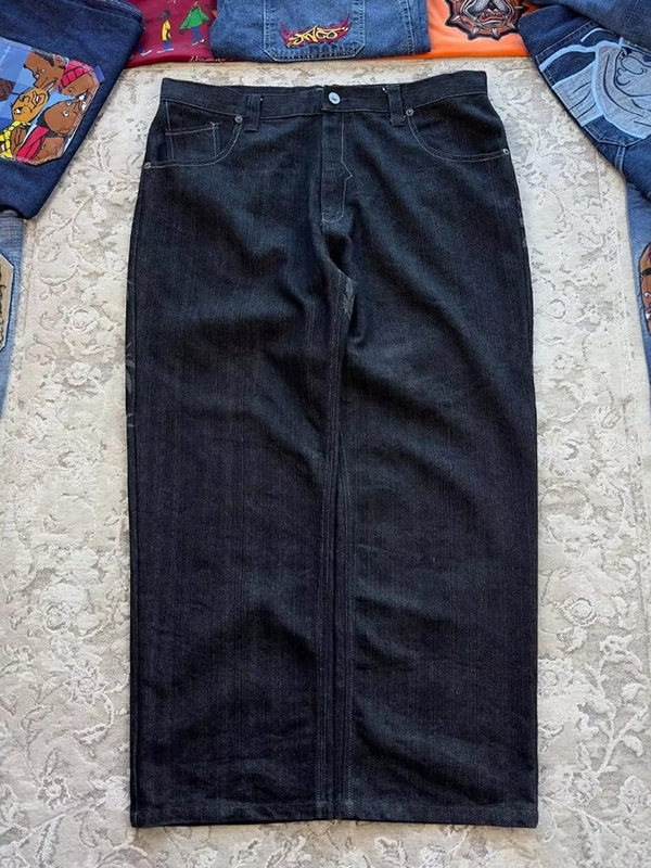 EMMIOL Vintage Embroidery Boyfriend Jeans