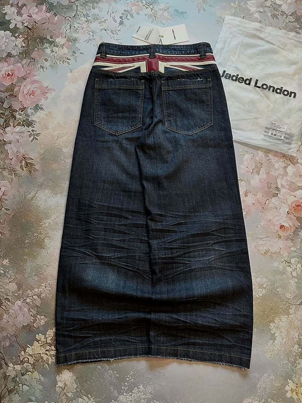 EMMIOL Patchwork High Waist Boyfriend Jeans