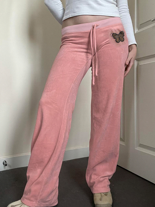 EMMIOL Comfortable Casual Style Straight Leg Pants