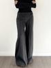 EMMIOL Low-Rise Casual Straight Leg Pants