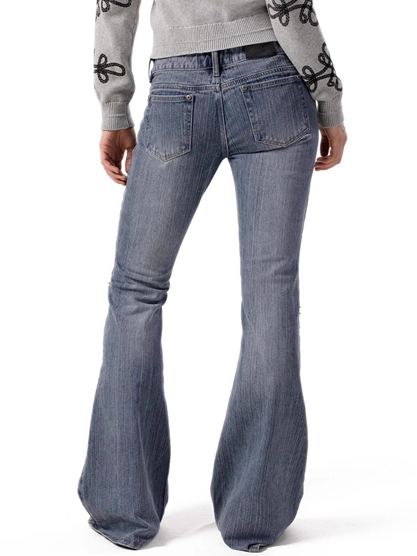 EMMIOL High Street Fashion Flare Jeans
