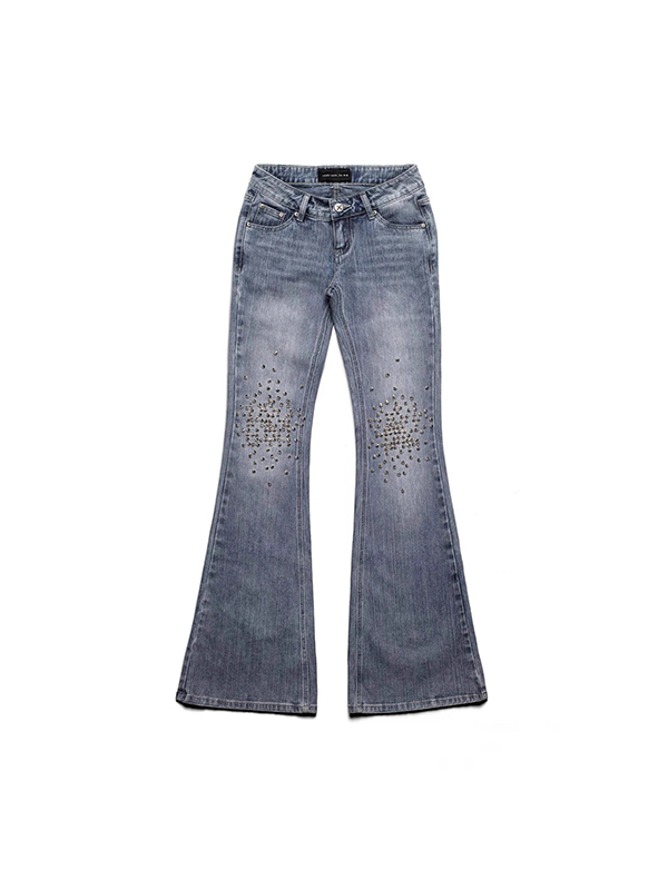 EMMIOL High Street Fashion Flare Jeans