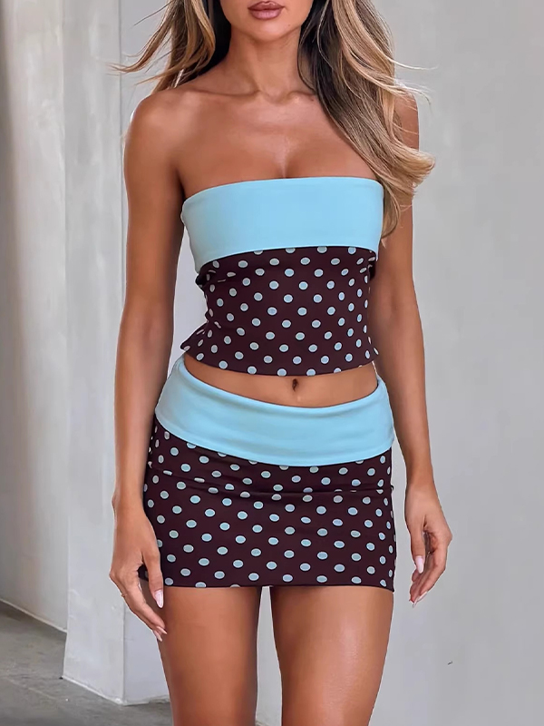 EMMIOL Polka Dot Street Two Piece