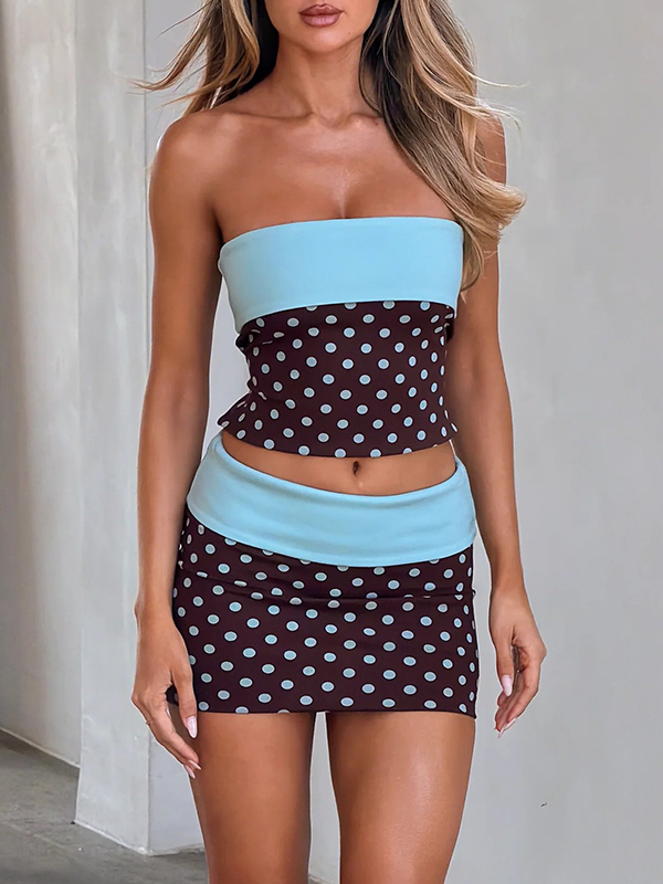 EMMIOL Polka Dot Street Two Piece