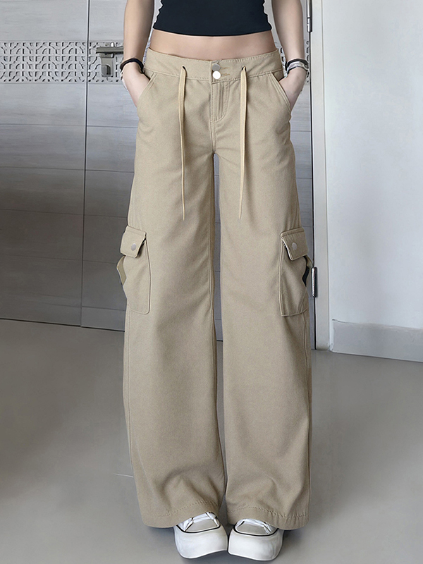 EMMIOL Retro Pocket Cargo Jeans