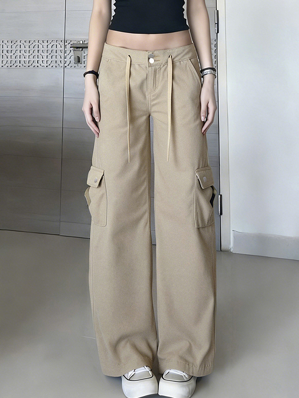 EMMIOL Retro Pocket Cargo Jeans