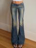 EMMIOL Washed Vintage Flare Jeans