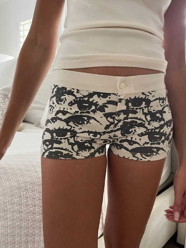 EMMIOL Pantalones cortos elásticos casuales y sexys