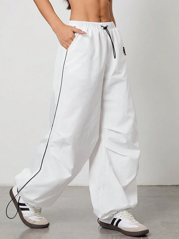 EMMIOL Wide-Leg Parachute Straight Leg Pants