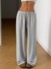 EMMIOL Loose Drape Straight Leg Pants