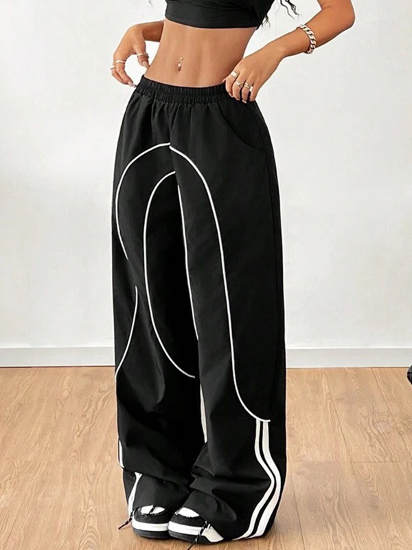 EMMIOL Distinctive Design Aesthetic Straight Leg Pants