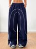 EMMIOL Distinctive Design Aesthetic Straight Leg Pants