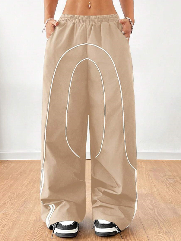 EMMIOL Distinctive Design Aesthetic Straight Leg Pants