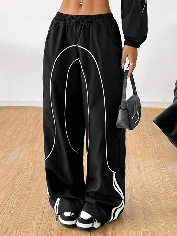 EMMIOL Distinctive Design Aesthetic Straight Leg Pants