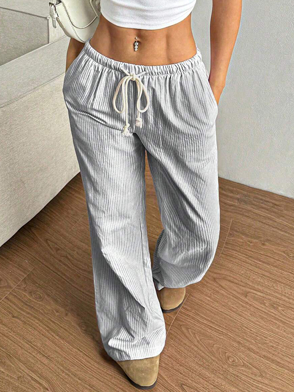 EMMIOL Stripes Are Sweet Straight Leg Pants