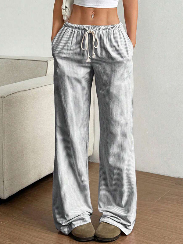 EMMIOL Stripes Are Sweet Straight Leg Pants