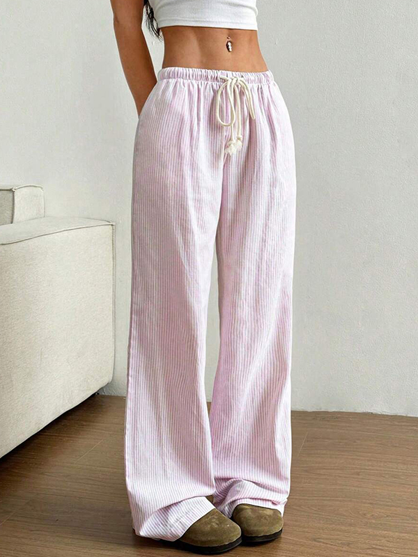 EMMIOL Stripes Are Sweet Straight Leg Pants