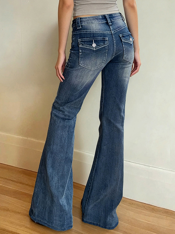 EMMIOL Commuter Retro Flare Jeans