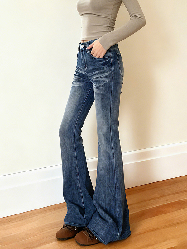 EMMIOL Commuter Retro Flare Jeans