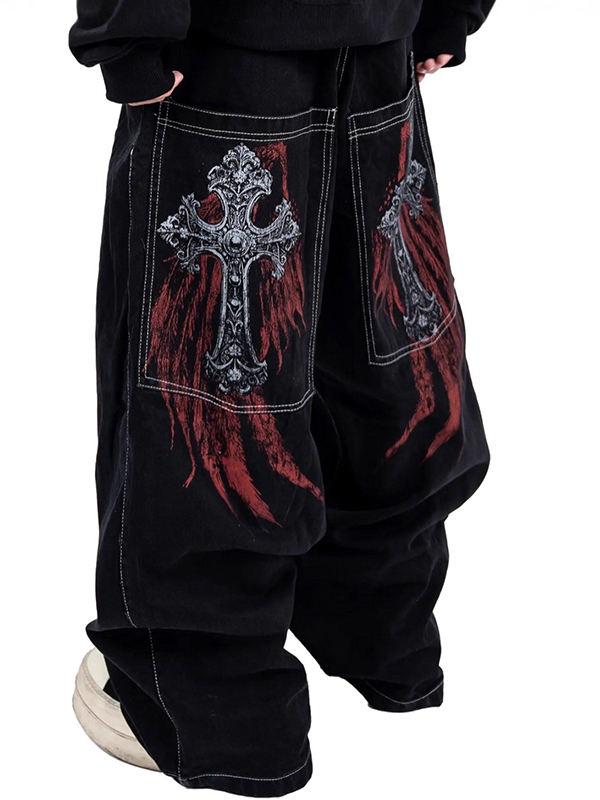 EMMIOL Vaqueros boyfriend estilo hip hop retro