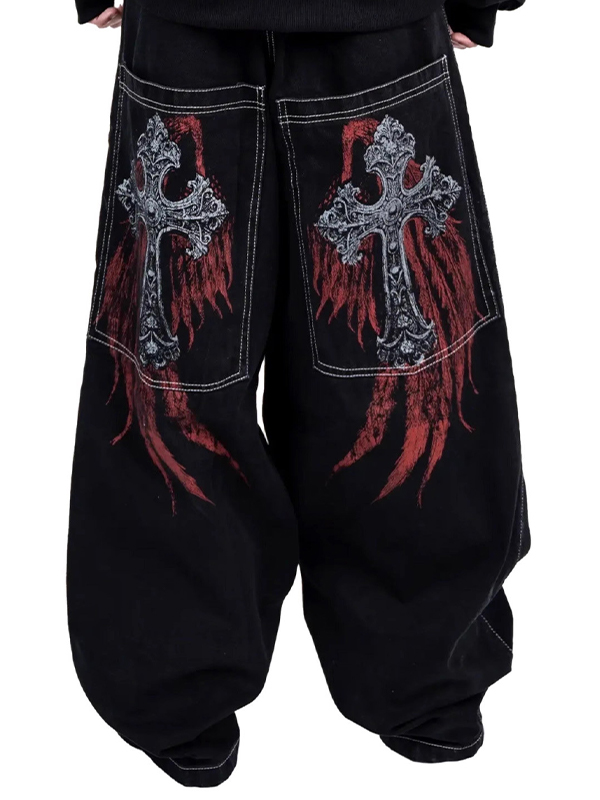 EMMIOL Vaqueros boyfriend estilo hip hop retro