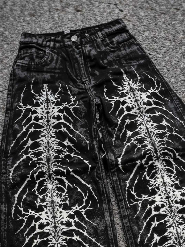 EMMIOL Vaqueros boyfriend góticos retro