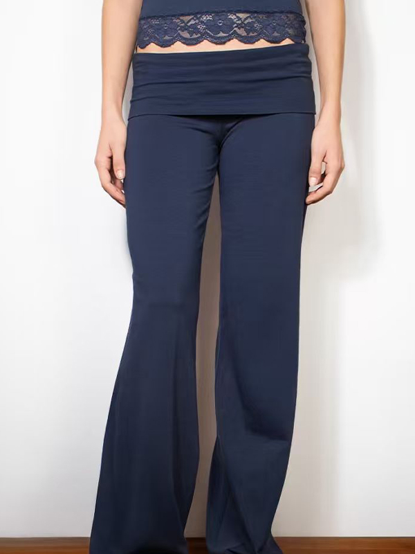 EMMIOL Paillettenhose mit geradem Bein